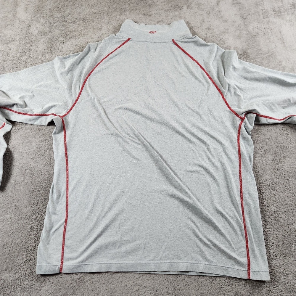 Cloudveil 1/4 Zip Technical Pullover Mens size XL Heather Gray Contrast Hiking - Picture 7 of 10